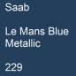 Preview: Saab, Le Mans Blue Metallic, 229.